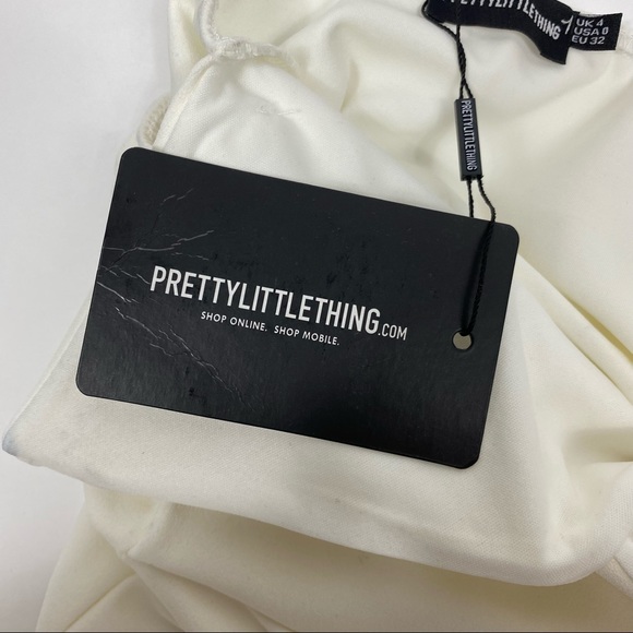 Pretty Little Thing White Tux Detail Bodysuit - Picture 10 of 15
